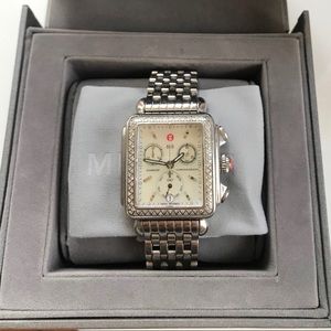 Michele Art Deco Diamond Watch